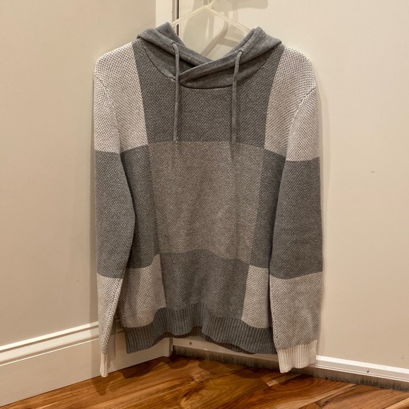 Express Other - Express Grey Checkered Hoodie